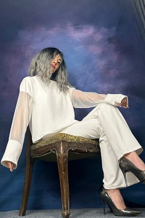 بلوز نباتی زنانه ساده Quincey - کد 933990004