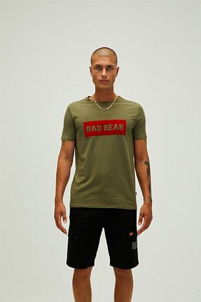 تیشرت اسپرت خاکی مردانه Fitted Bad Bear - کد 745942797