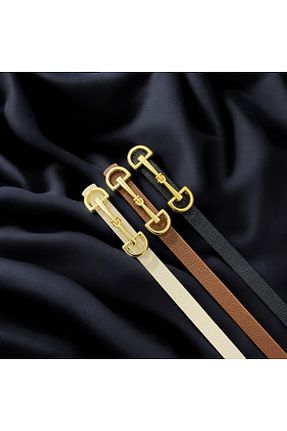 کمربند رنگی زنانه چرم مصنوعی Dolce - کد 933988558
