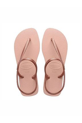 صندل متالیک زنانه پاشنه تخت Havaianas - کد 747987376