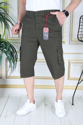 شلوارک و برمودا خاکی زنانه Gabardin PHANTOM JEANS - کد 927704774
