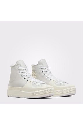 کفش اسنیکر سفید زنانه بند دار Converse - کد 865350251