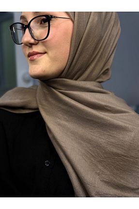 شال قهوه ای زنانه Twentytwo scarf - کد 934009086