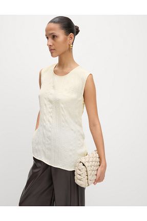 بلوز بژ زنانه ساده Marks & Spencer - کد 934011412