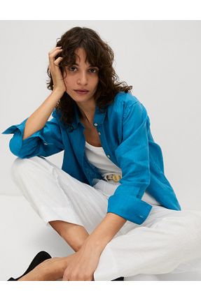 پیراهن سبز زنانه اورسایز Marks & Spencer - کد 934045699