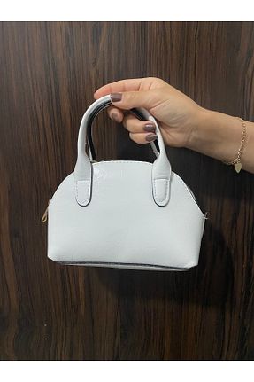کیف دوشی سفید زنانه چرم مصنوعی CEVHERA - کد 934052198