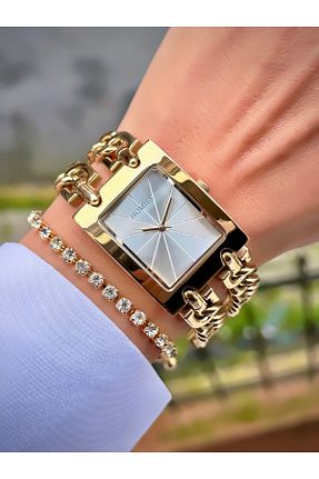 ساعت مچی زرد زنانه فلزی Homies - کد 882460940