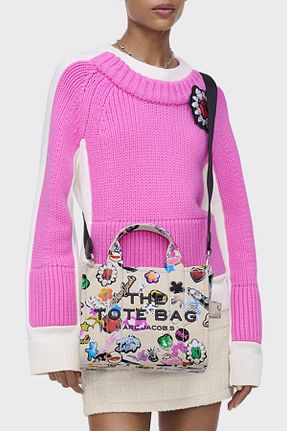 کیف دوشی سفید زنانه پارچه ای Marc Jacobs - کد 934055949