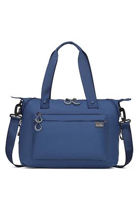 کیف دوشی سرمه ای زنانه پارچه ای Smart Bags - کد 934060590