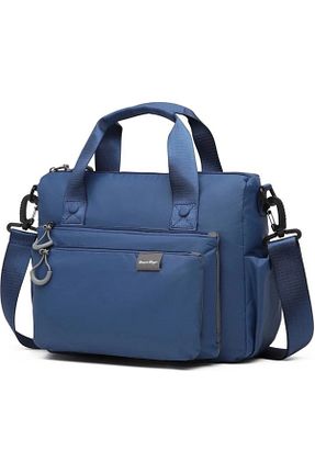 کیف پستچی سرمه ای زنانه پارچه ای Smart Bags - کد 934069458