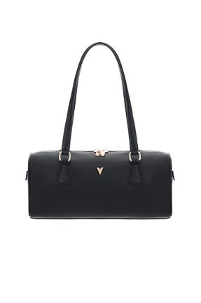 کیف دوشی مشکی زنانه چرم مصنوعی valena - کد 934072570