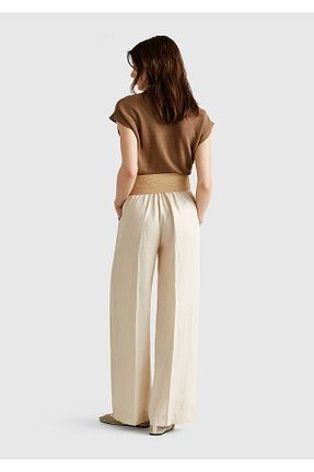 شلوار طوسی زنانه پاچه کش دار United Colors of Benetton - کد 934087302