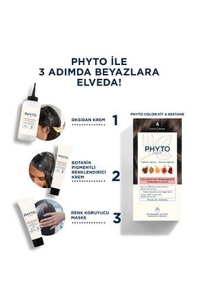 رنگ مو قهوه ای Phyto - کد 933066808