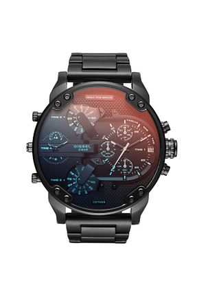 ساعت مچی مشکی مردانه 55 میلی متر و بالاتر Diesel - کد 4003500