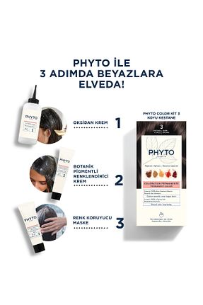رنگ مو قهوه ای Phyto - کد 933072344