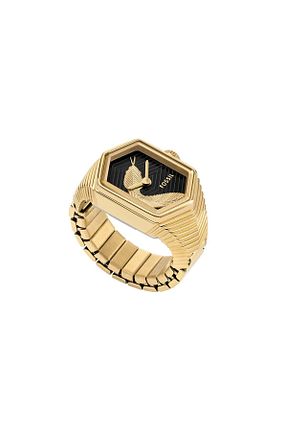 ساعت مچی طلائی زنانه زیر 20 میلی متر Fossil - کد 925233128
