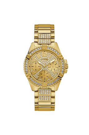 ساعت مچی طلائی زنانه 55 میلی متر و بالاتر Guess - کد 34449660