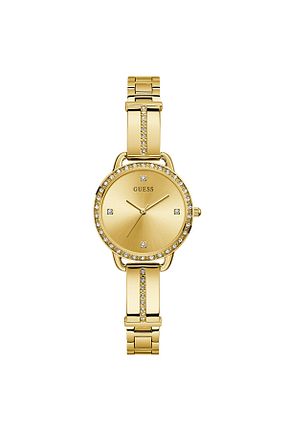 ساعت مچی طلائی زنانه 26-30 میلی متر Guess - کد 34593002