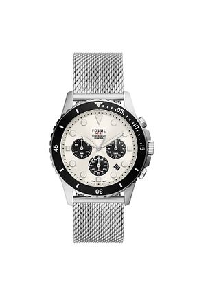 ساعت مچی سفید مردانه 42 میلی متر Fossil - کد 348450902