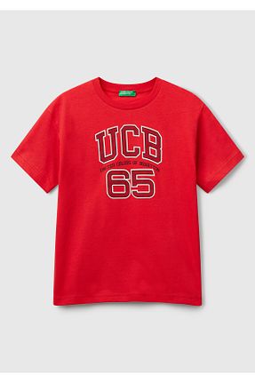 تیشرت قرمز بچه گانه رگولار United Colors of Benetton - کد 934097827