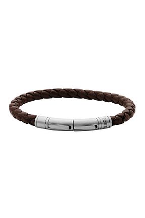 دستبند استیل (فولاد) مشکی مردانه استیل (فولاد) Fossil - کد 322032463