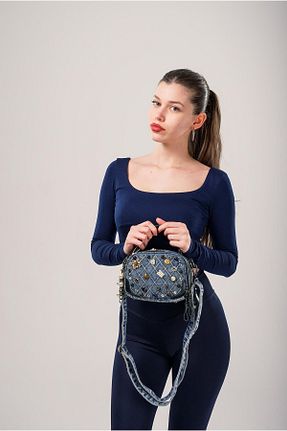 کیف پستچی سرمه ای زنانه ÇÇS - کد 934124590