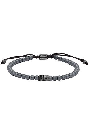دستبند استیل (فولاد) طوسی مردانه استیل (فولاد) Fossil - کد 658479829