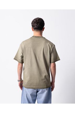 تیشرت خاکی زنانه اورسایز THE DAD - کد 934131131