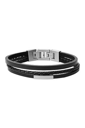 دستبند استیل (فولاد) مشکی مردانه استیل (فولاد) Fossil - کد 33657682