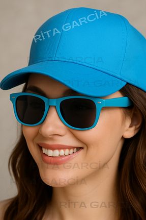کلاه فیروزه ای زنانه پنبه ای Ritagarcia - کد 666142892