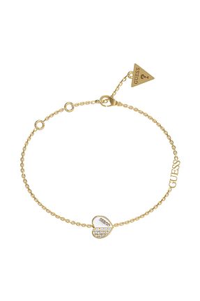دستبند استیل (فولاد) طلائی زنانه استیل (فولاد) Guess - کد 680140851