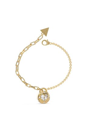 دستبند استیل (فولاد) طلائی زنانه استیل (فولاد) Guess - کد 784232422