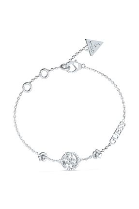 دستبند استیل (فولاد) سفید زنانه استیل (فولاد) Guess - کد 927371617