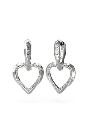 گوشواره جواهر طوسی زیرکن Guess - کد 867000634