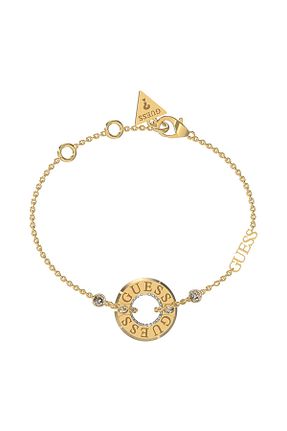 دستبند استیل (فولاد) طلائی زنانه استیل (فولاد) Guess - کد 680143710