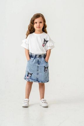 ست بالاتنه و پائین تنه سفید بچه گانه جین Blippi - کد 931245201