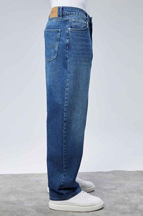 شلوار جین آبی مردانه پاچه گشاد CEDY DENIM - کد 875941157
