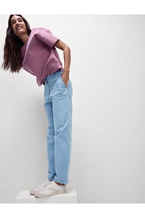 شلوار طوسی زنانه پنبه ای Marks & Spencer - کد 934059800