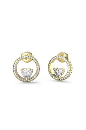 گوشواره جواهر طلائی زیرکن Guess - کد 868593466