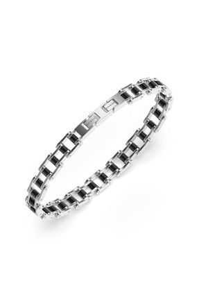 دستبند جواهر متالیک مردانه استیل (فولاد) Guess - کد 886764502