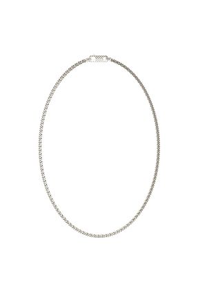 گردنبند جواهر طوسی مردانه روکش نقره Guess - کد 847627192