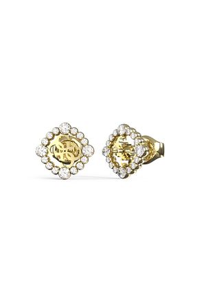 گوشواره جواهر طلائی زیرکن Guess - کد 867000842