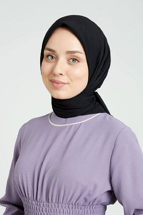 روسری مشکی پنبه ای Moda Mevsimi - کد 779647750