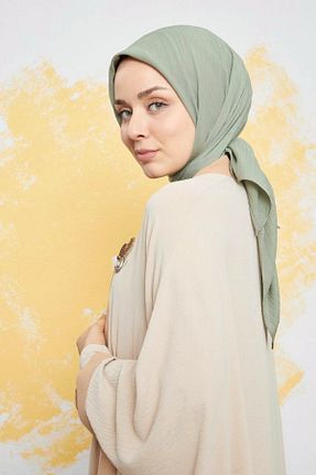 روسری سبز پنبه ای Moda Mevsimi - کد 779649185