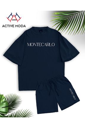 ست بالاتنه و پائین تنه سرمه ای مردانه بافت ACTIVE MODA - کد 935161308