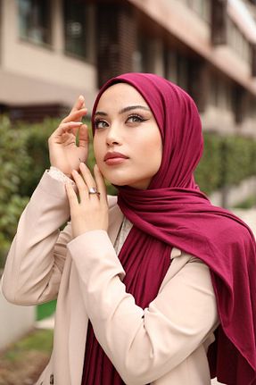 شال سرمه ای زنانه پنبه ای Moda Mevsimi - کد 363910208