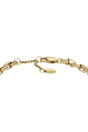 دستبند جواهر طلائی زنانه استیل (فولاد) Fossil - کد 862556736