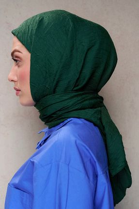 روسری سبز پلی استر Moda Mevsimi - کد 878122861
