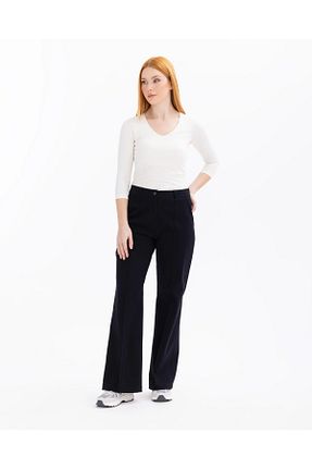 شلوار جین مشکی زنانه پاچه لوله تفنگی SEÇİL - کد 934175253