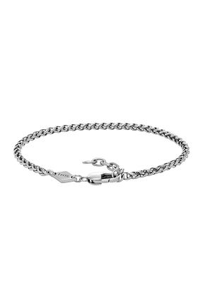 دستبند استیل (فولاد) متالیک مردانه استیل (فولاد) Fossil - کد 645459484